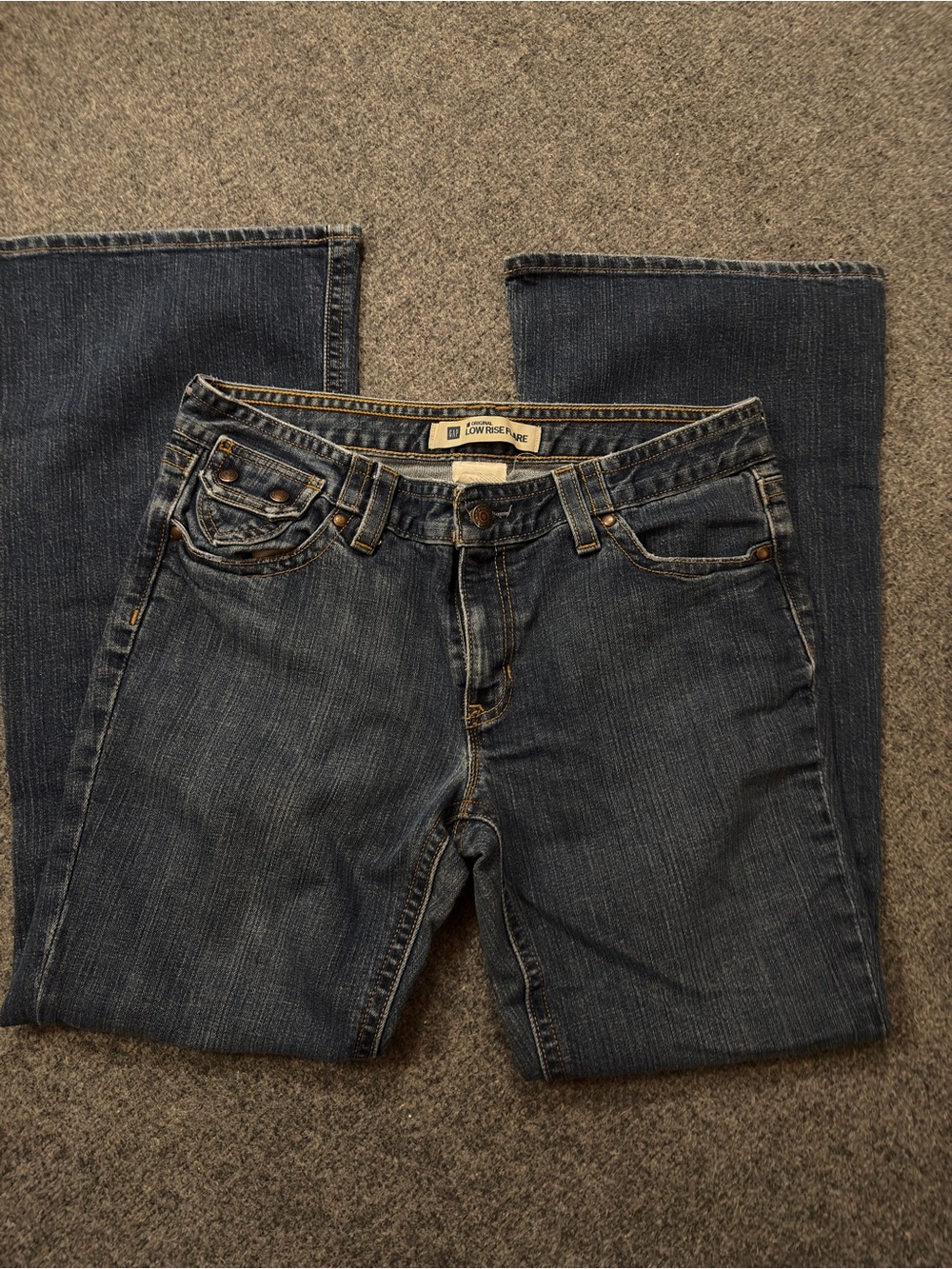 GAP Women's Original Low Rise Flare Size 12